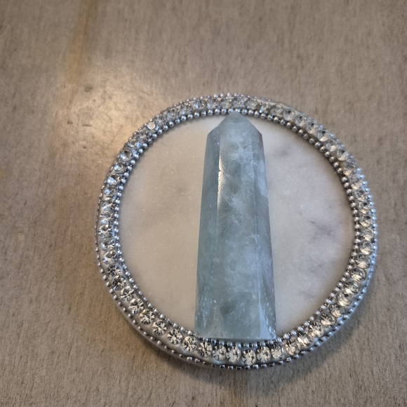 Natural Fluorite Crystal Point Obelisk Tower #O - Picture 4 of 9